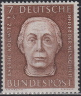 1954 Deutschland > BRD, ** Mi:DE 200, Sn:DE B338, Yt:DE 76, Wohlfahrt, K. Kollwitz - Ungebraucht