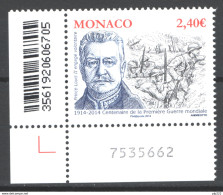 Monaco 2014 Unif.2958 **/MNH VF - Neufs