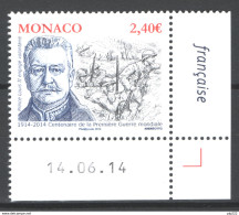 Monaco 2014 Unif.2958 **/MNH VF - Ungebraucht