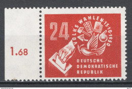 Germania Democratica1950 Unif.275 **/MNH VF - Unused Stamps