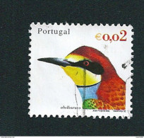 N° 2549 Oiseau Du Portugal Abelharuco   Oblitéré Timbre Portugal 2002 - Oblitérés