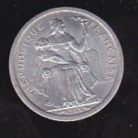 1 Franc " Polynésie Française " Année 1965 - Polinesia Francese