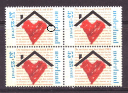 Nederland / Niederlande / Pays Bas NVPH 1435A P Plaatfout Plate Error MNH ** (1989) - Plaatfouten En Curiosa