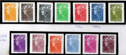 FRANCE - YT N° 208 à 218 + 175a + 179a "MARIANNE DE BEAUJARD" Neuf LUXE**. PROPOSITION La MOINS CHERE De DELCAMPE. - Unused Stamps