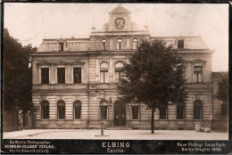 ! Alte Ansichtskarte Aus Elbing, Casino, NPG Photo, 1899 - Pologne