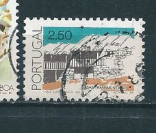 N° 1659 Maison De Tramontanas 2,50 Timbre Portugal Oblitéré 1986 - Gebruikt