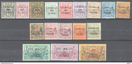 Wallis Et Futuna 1920 Y.T.1/17 */MH VF/ F - Neufs