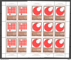 Jugoslavia 1971 Unif.1303/04 Minif.di 9 **/MNH VF - Blokken & Velletjes