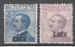 Egeo 1912 Sass.1/2 */MH VF/F - Aegean