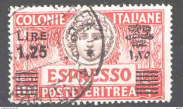 Eritrea 1935 Espressi Sass.10 O/Used VF/F - Erythrée