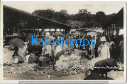 216246 PARAGUAY ASUNCION COSTUMES MERCADO MARKET POSTAL POSTCARD - Paraguay