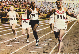 Sur Bristol (non Cp)105x155 Melvin WHITEFIELD - Autographe  -  105x155 - Athlétisme