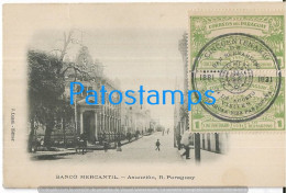 216248 PARAGUAY ASUNCION BANK BANCO MERCANTIL STAMP CINCUENTENARIO DE SAN BERNARDINO POSTAL POSTCARD - Paraguay