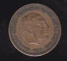 2-1/2 Pesetas  " Francisco Franco " Année 1953 - 2 Pesetas