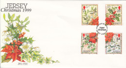 Jersey 1999, Christmas - On Official FDC - Jersey