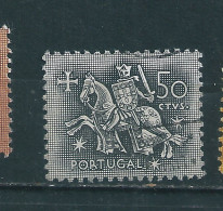 N° 777 Sceau Du Roi Denis 50c Timbre  Portugal Oblitéré 1953-1956 - Gebruikt