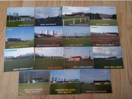 Rugby Lot De 15 Cartes De Stade Série Mnc - Rugby