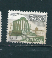 N° 1225 Temple Romain  1  Timbre Portugal Oblitéré 1976 - Used Stamps