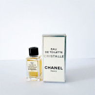 Miniatures De Parfum   CRISTALLE  EDT   4  Ml  De CHANEL   + Boite - Miniaturas Mujer (en Caja)