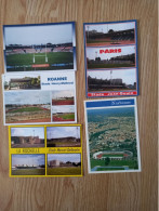 Rugby Lot De 5 Cartes De Stade - Rugby