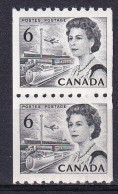 Canada 1967-72  Rouleaux  Roll  Coil  YT382Bi  Sc468B   **  Paire - Rollo De Sellos