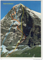 EIGER - NORDWAND - Kletter Route, Gel. 1983 ,  Nice Stamp, Alpinismus, Bergsteigen - Gsteig Bei Gstaad