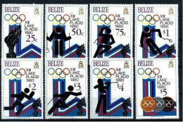 Olympische Spelen  1980 , Belize - Zegels Postfris - Hiver 1980: Lake Placid