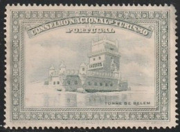 Vignette/ Vinheta, Portugal - 1930, Conselho Nacional De Turismo. Torre De Belém -||- MNH, Sans Gomme - Lokale Uitgaven