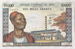 Mali 10.000 Francs, P-15f (1970) - UNC - RARE - Mali