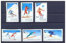 Olympische Spelen  1980 , Tchad - Zegels  Postfris - Winter 1980: Lake Placid