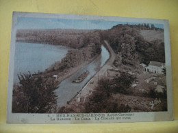 47 5893 CPA 1950 - 47 MEILHAN SUR GARONNE - LA GARONNE - LE CANAL - LE CHALAND QUI PASSE. - Meilhan Sur Garonne