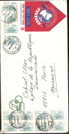 * Rare Lettre EXPRèS Euroletter Russie 1997 Pour La France Départ St Petersburg - Covers & Documents