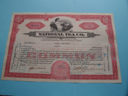 NATIONAL TEA C°. - Shares - N° NC/O 16951 - Anno 1933 ( See / Voir Scan) USA ! - M - O