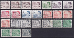 Canada 1967-72  YT378/382C & 470   Sc454/60 & 453/54   ° - Used Stamps