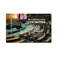 ONU Genève 2023 - Don't Choose Extinction - Feuillet ** - Hojas Y Bloques