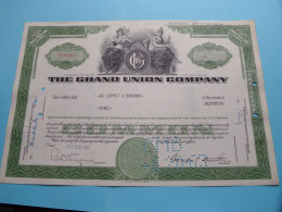 THE GRAND UNION COMPANY - Shares - N° 0189057 - Anno 1963 ( See / Voir Scan) USA ! - S - V