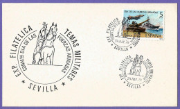 España. Spain. 1979. Matasello Especial. Special Postmark. Exp. Filatelica Temas Militares. Sevilla - Frankeermachines (EMA)