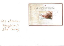 Norway Norge 2004 Princess Ingrid Alexandra  Mi 1504 In Bloc 27 On Cover Cancelled 22.12.04 - Cartas & Documentos