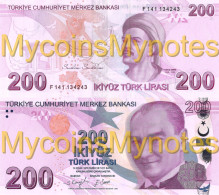 TURKEY, 200 Turkish Lira, 2023, PNEW, Series F, UNC - Turquie