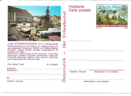 2357m: Österreich 1988, Dorner: Bildpostkarte 4800 Attnang- Puchheim, Motiv Schloss, Basilika,... ** - Attnang-Pucheim