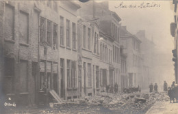 Oostende  FOTOKAART  Vernielingen In De Rue Des Bateliers Tijdens De Eerste Wereldoorlog  20 Maart 1918 - Oostende