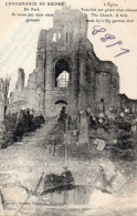 LANGEMARCK EN RUINE, L EGLISE  REF 11910 PAR - Langemark-Poelkapelle