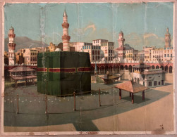 SAUDI ARABIA OTTOMAN | MECCA / MAKKAH AL-MUKARRAMAH | KAABA | FAITH / RELIGION / ISLAM / MUSLIM | LARGE CARDBOARD POSTER - Islam