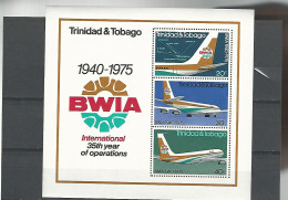53871 ) Collection  Trinidad And Tobago Souvenir SheetBWIA - Trinidad & Tobago (1962-...)