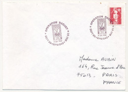 FRANCE - Env. Affr 2,30 Briat Obl Illustrée OPERATION DAGUET BPM 640 - 4 Juin 1991 - Cartas & Documentos