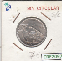 CRE2097 MONEDA ESPAÑA FRANCO 5 PESETAS 1953 ESTRELLA 67 SIN CIRCULAR - 5 Pesetas