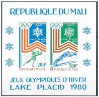 Olympische Spelen  1980 , Mali - Blok  Postfris - Hiver 1980: Lake Placid