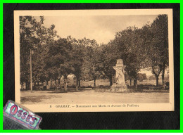 DEUX C.P.A.GRAMAT. Monument Aux Morts. La Vieille Tour (rectos Versos) - Gramat