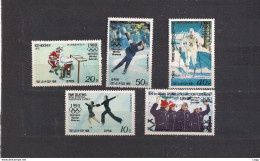 Olympische Spelen  1980 , Corea - Zegels Postfris - Hiver 1980: Lake Placid