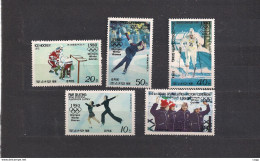 Olympische Spelen  1980 , Corea - Zegels Postfris - Winter 1980: Lake Placid